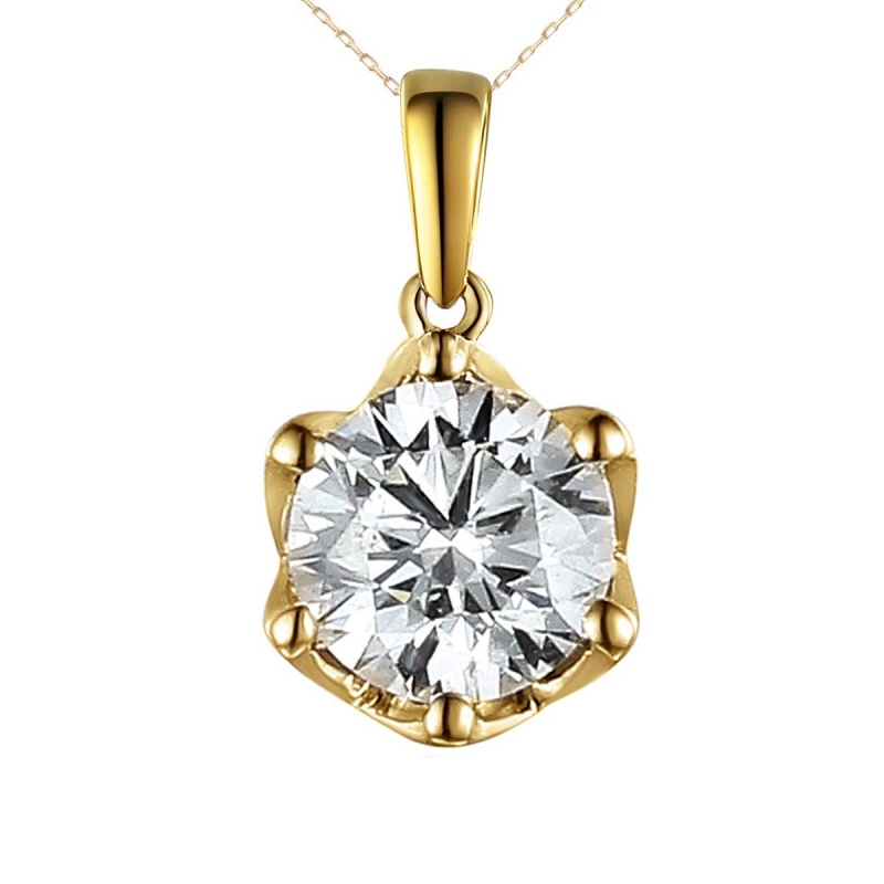 Zawieszka z diamentem (P34280 Y 1,00ct) - zdjęcie: 1