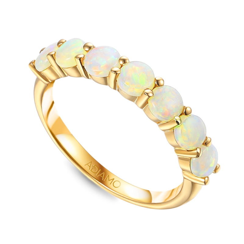 Pierścionek z opalami (R83682 Y D OP): 7 - zdjęcie: 1