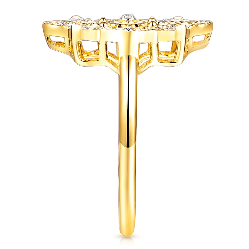 Pierścionek z diamentami (R98867 Y): 10 - zdjęcie: 3