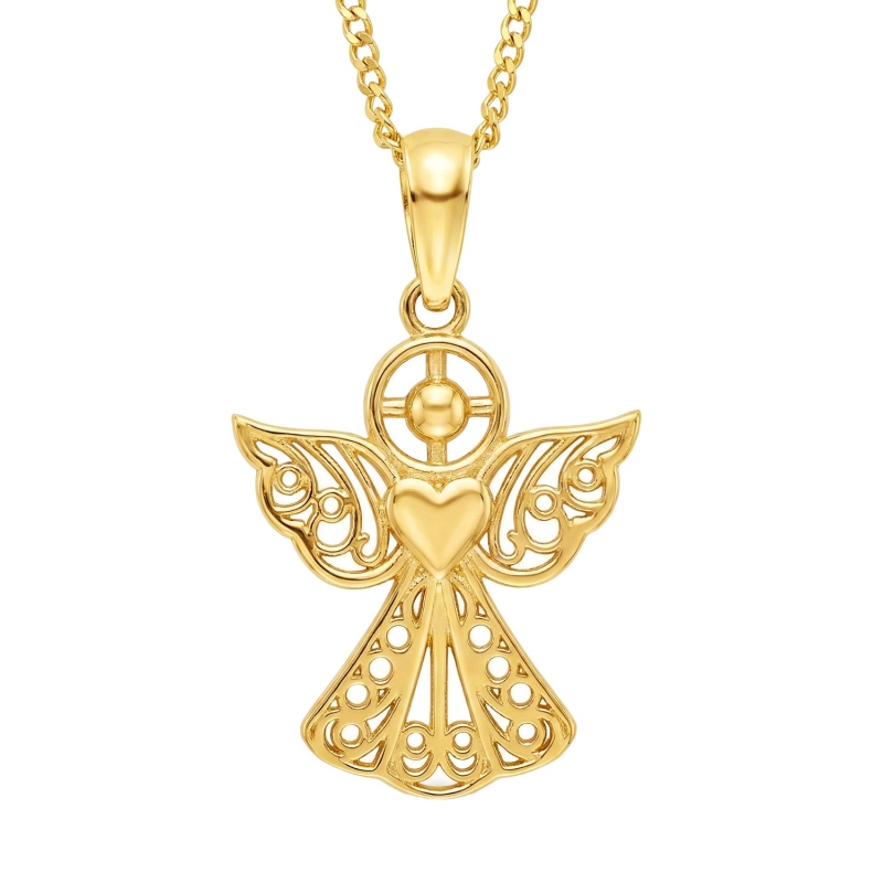 Medalik złoty aniołek (P26008 Y) - zdjęcie: 1