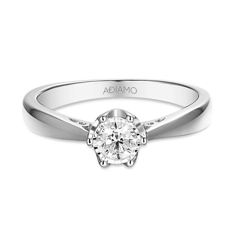 Pierścionek z diamentem (R88312 W 0,24ct): 8 - zdjęcie: 3