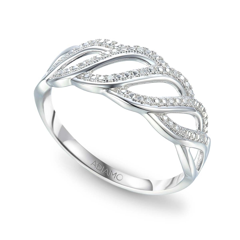 Pierścionek z diamentami (R69327 W): 9 - zdjęcie: 1