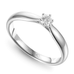 Pierścionek z diamentami (R62567 W 0,15ct)