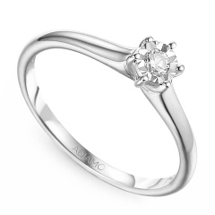 Pierścionek z diamentem (R63454 W 0,09ct)