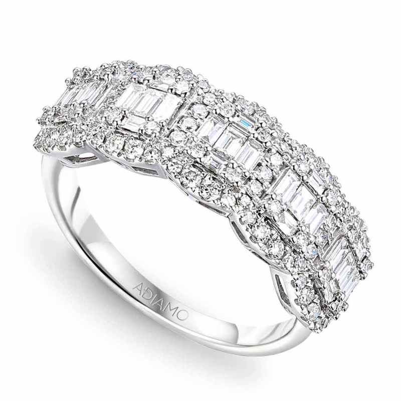 Pierścionek z diamentami (R73143 W): 8 - zdjęcie: 1