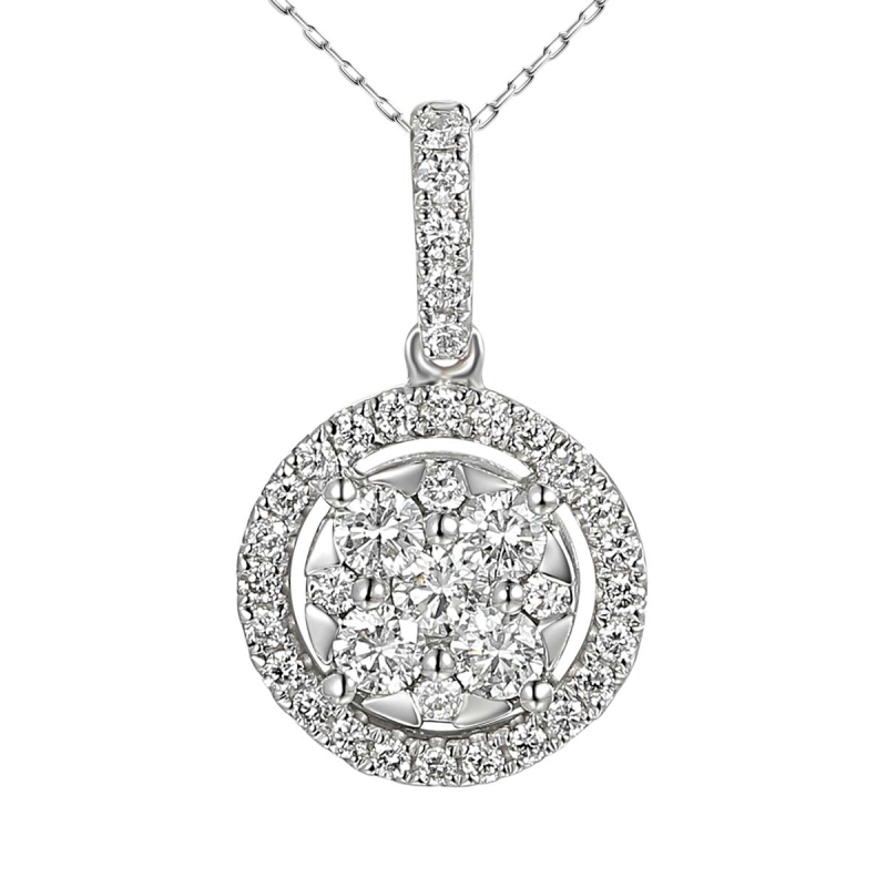 Zawieszka z diamentami (P87696 W) - zdjęcie: 1