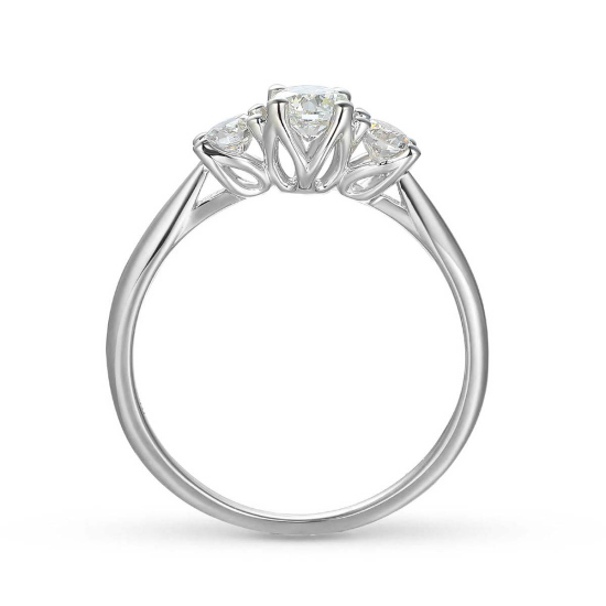 Pierścionek z diamentami R43032 W 0,32ct: 13