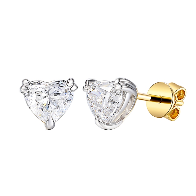 Kolczyki z diamentami laboratoryjnymi - zdjęcie: 1