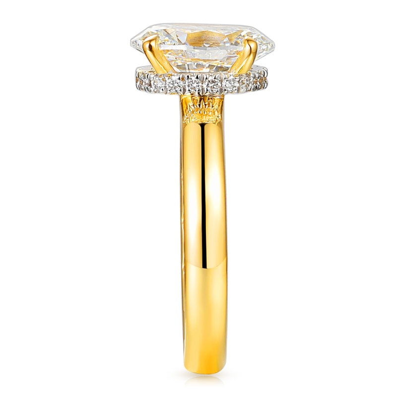 Pierścionek z diamentem laboratoryjnym (R102728 Y LGD 2,06ct): 14 - zdjęcie: 3