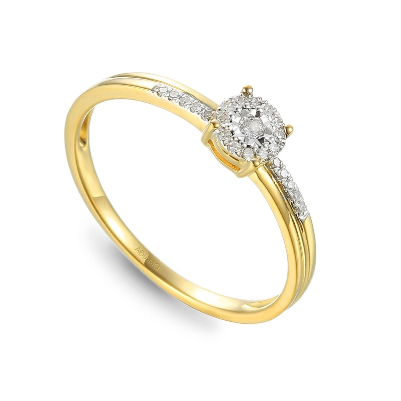 Pierścionek z diamentami (R46876 Y): 12 - zdjęcie: 1