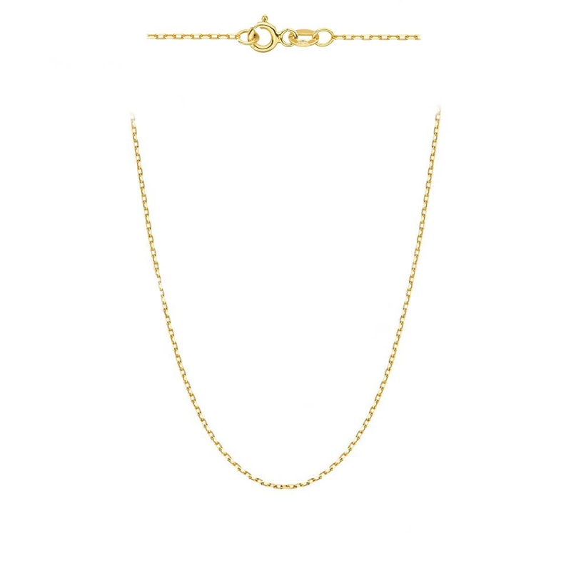 Łańcuszek złoty splot ankier 45 cm - zdjęcie: 1