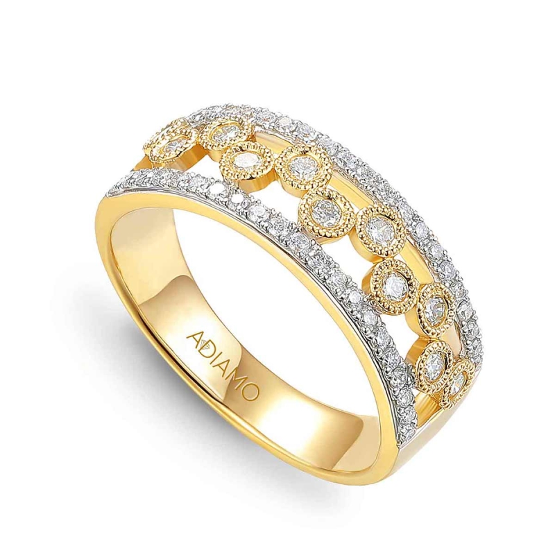 Pierścionek z diamentami (R83758 Y): 7 - zdjęcie: 1