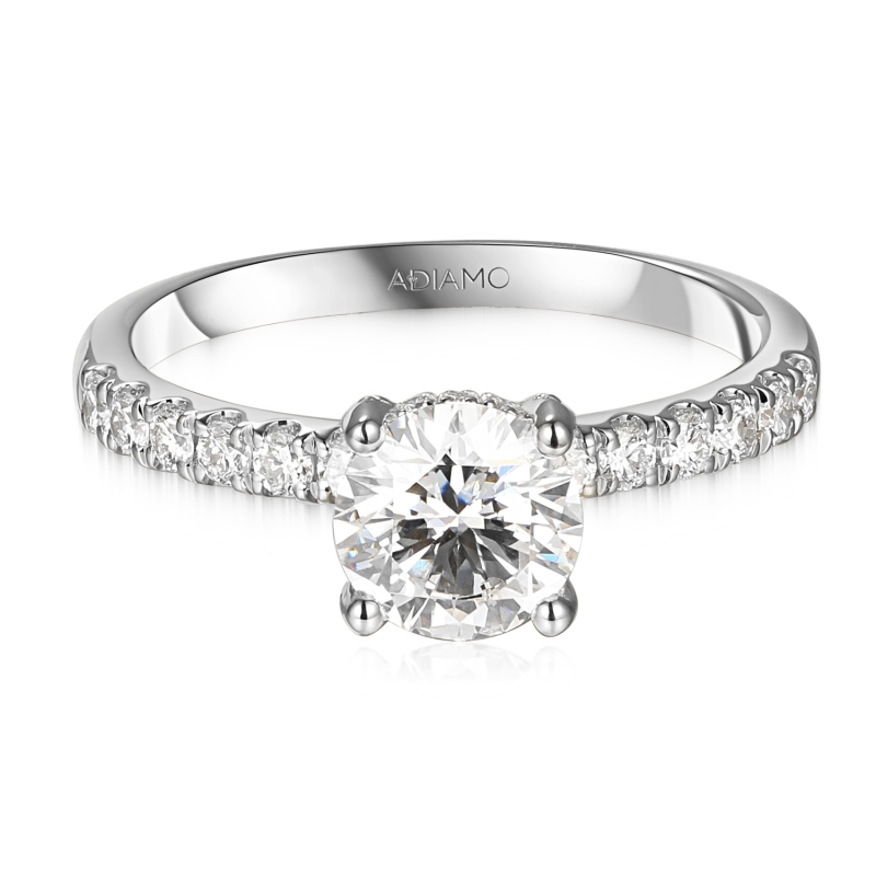 Pierścionek z diamentem laboratoryjnym (R100453 W LGD 1,01ct): 13 - zdjęcie: 3