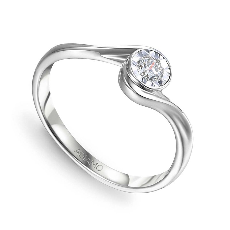 Pierścionek z diamentem (R84186 W 0,14ct): 10 - zdjęcie: 1