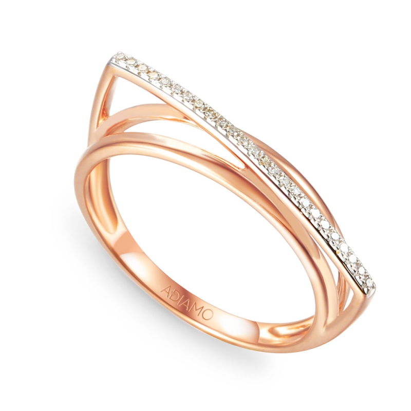 Pierścionek z diamentami (R67883 R): 7 - zdjęcie: 1