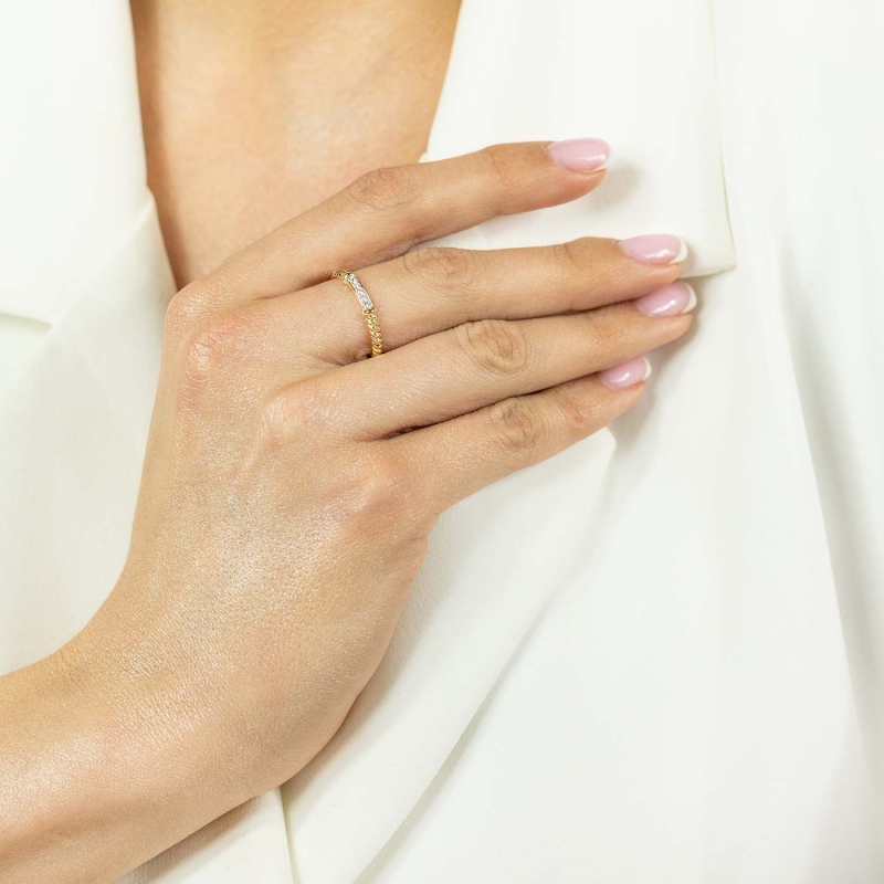 Pierścionek z diamentami (R81539 Y): 13 - zdjęcie: 2