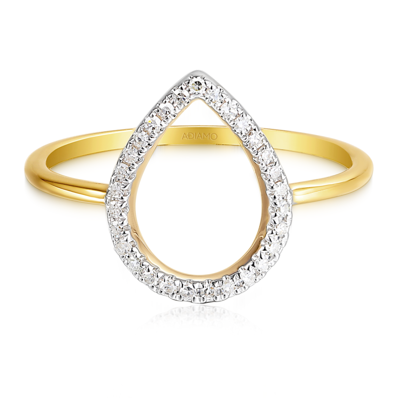 Pierścionek z diamentami (R99156 Y) : 10 - zdjęcie: 3