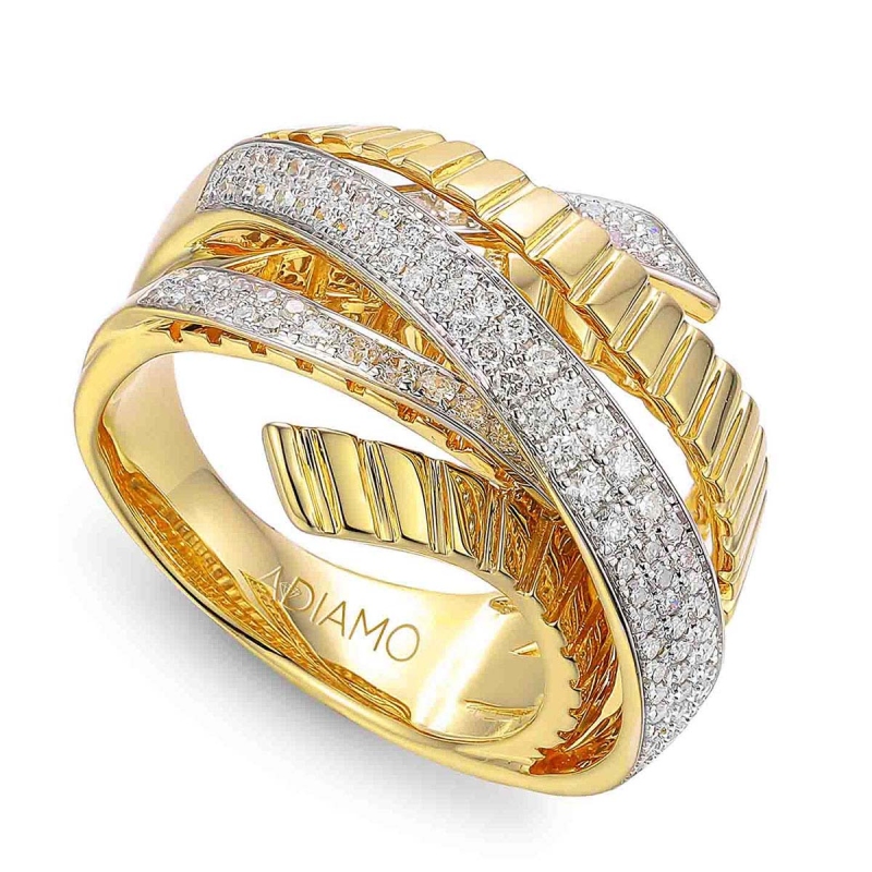 Pierścionek z diamentami (R86421 Y): 7 - zdjęcie: 1