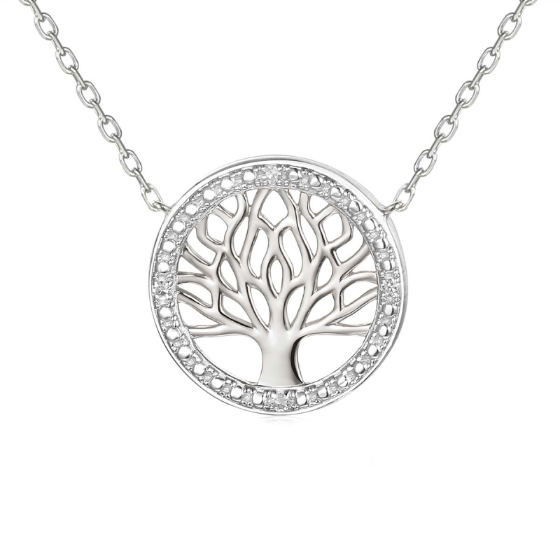 Naszyjnik z diamentami (N06639 W C) - zdjęcie: 1