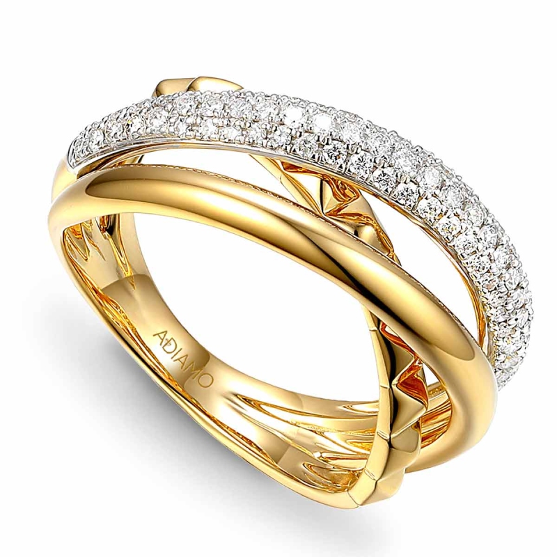 Pierścionek z diamentami (R86479 Y): 19 - zdjęcie: 1