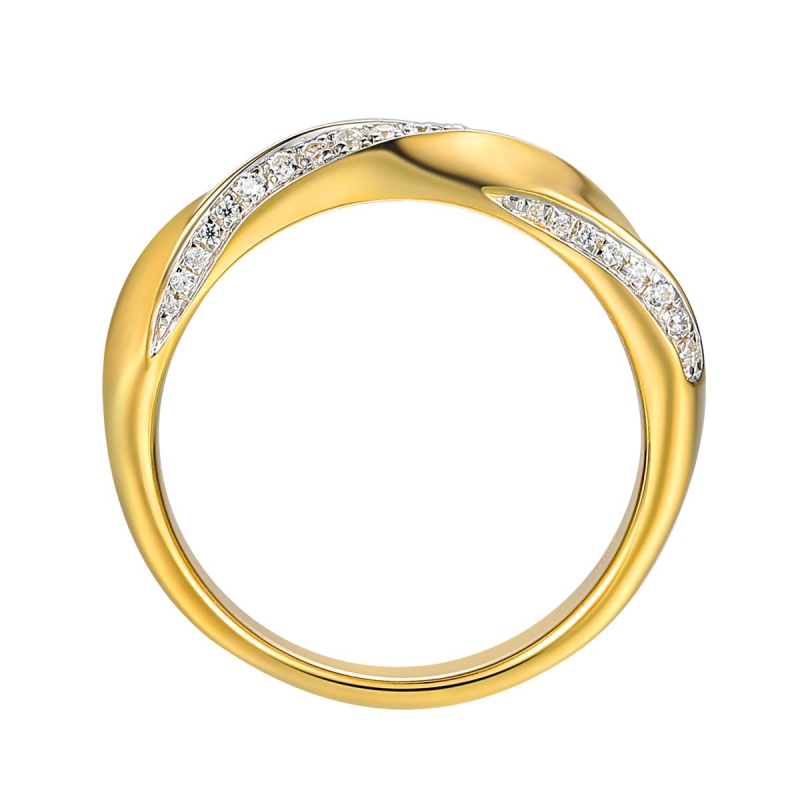 Obrączka z diamentami (O-R87767 Y): 10 - zdjęcie: 3