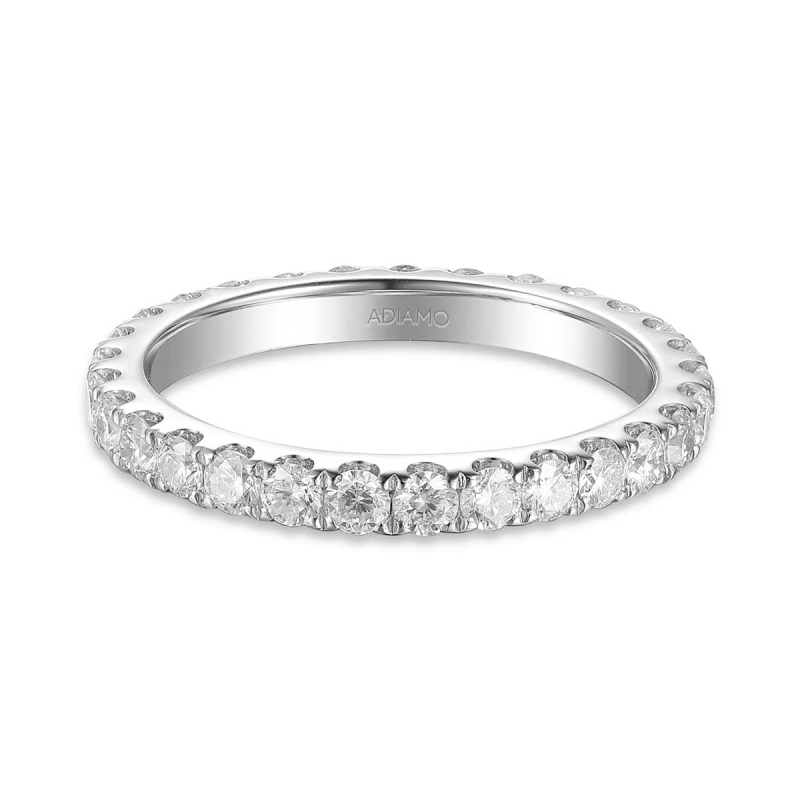 Obrączka ślubna z diamentami (R79366 W): 9 - zdjęcie: 2