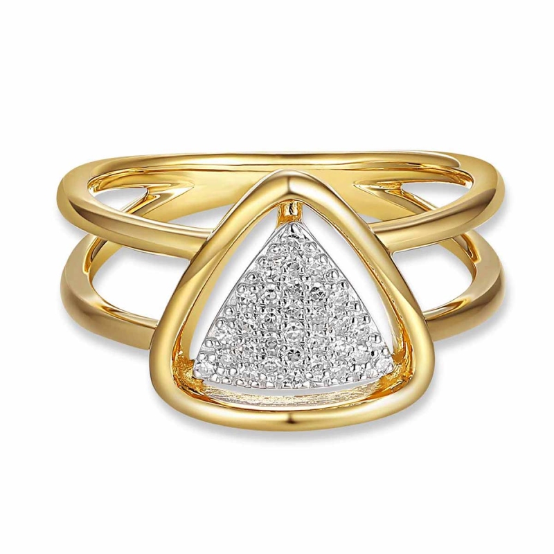 Pierścionek z diamentami (R88487 Y): 7 - zdjęcie: 2