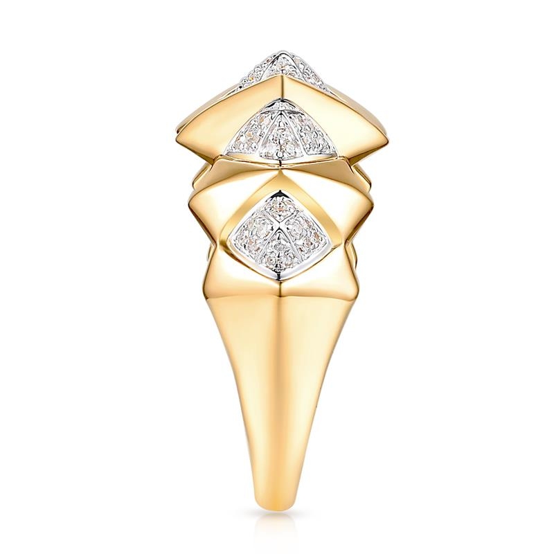 Pierścionek z diamentami (R100719 Y): 16 - zdjęcie: 3