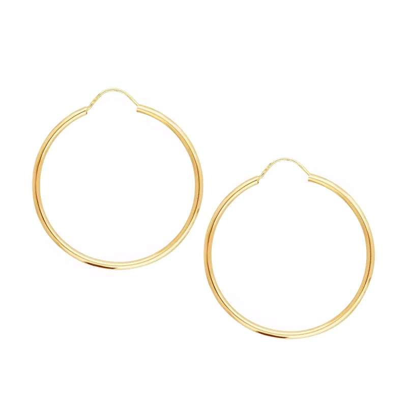 Kolczyki złote koła (E1890C) - zdjęcie: 1