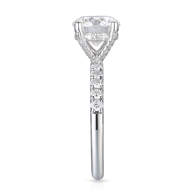 Pierścionek z diamentem laboratoryjnym (R100453 W LGD 2,04ct): 13 - zdjęcie: 4