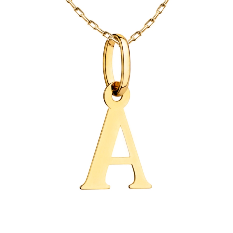 Zawieszka złota - litera A (P00069 Y) - zdjęcie: 1