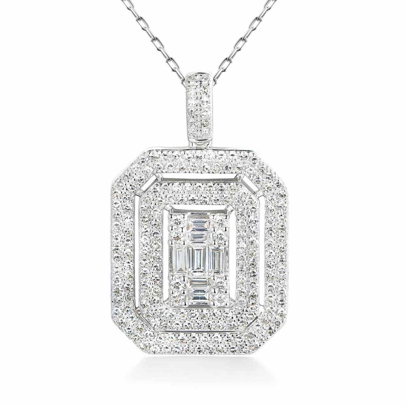 Zawieszka z diamentem (P81616 W) - zdjęcie: 1