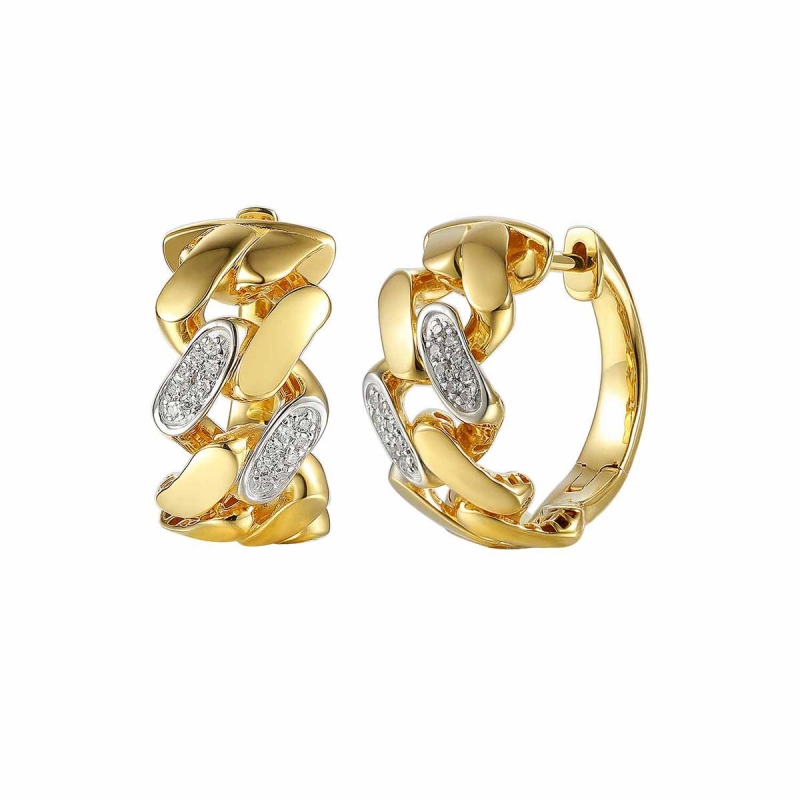 Kolczyki z diamentami (E91572 Y A) - zdjęcie: 1