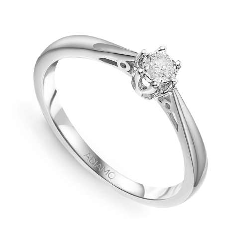 Pierścionek z diamentem (R88312 W 0,08ct)