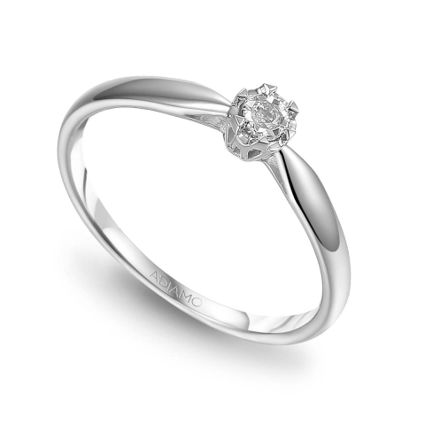 Pierścionek z diamentami (R70367 W 0,04ct)