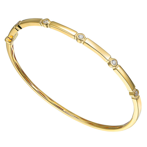 Bransoletka bangle z diamentami (B06298 Y)