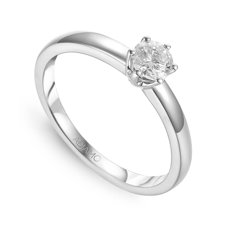 Pierścionek z diamentem (R24275 W 0,28ct): 9 - zdjęcie: 1