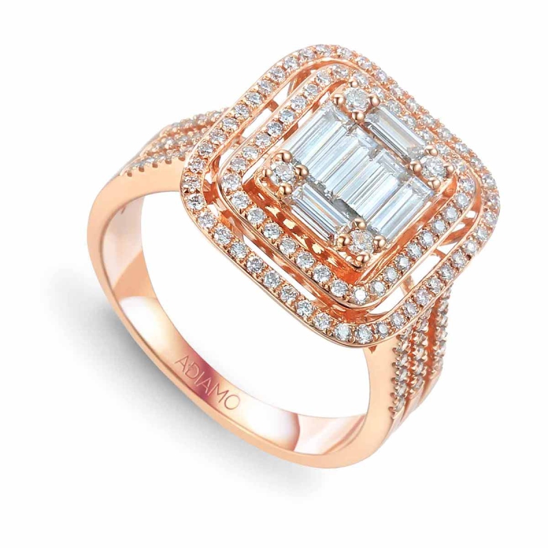 Pierścionek z diamentami (R81582 R): 8 - zdjęcie: 1