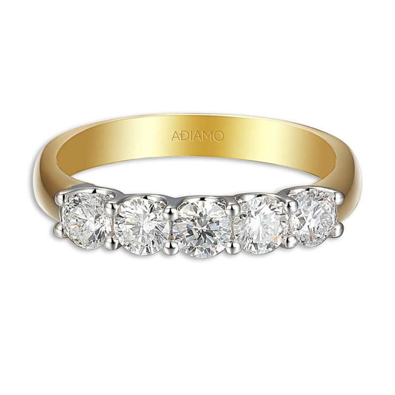 Pierścionek z diamentami (R81985 YW): 7 - zdjęcie: 3