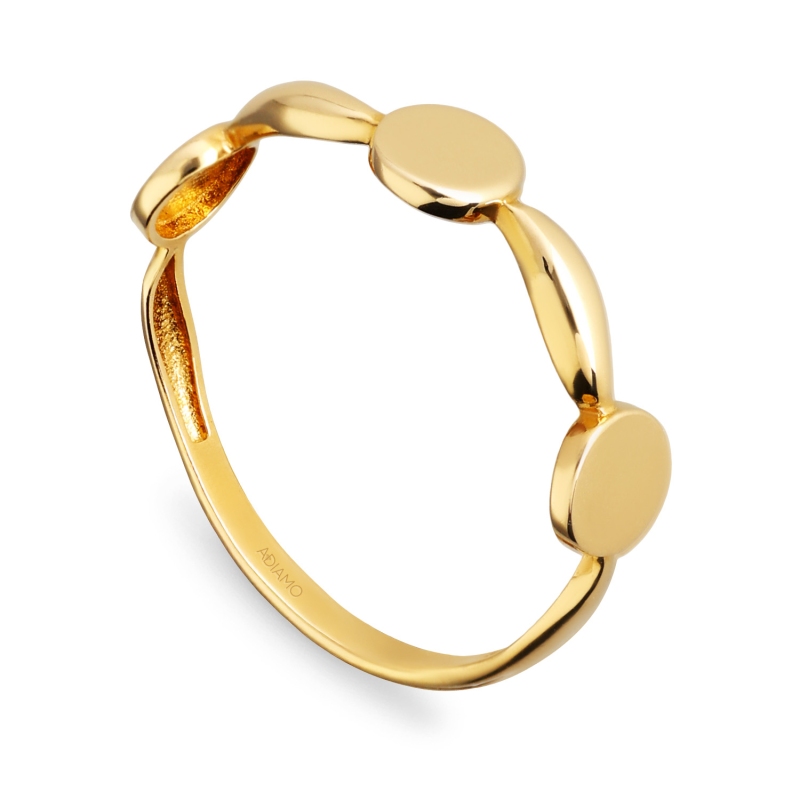 Pierścionek złoty (R66663 Y): 10 - zdjęcie: 1