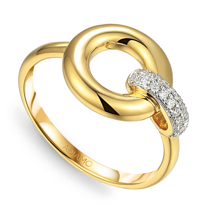 Pierścionek z diamentami (R93441 Y): 8 - zdjęcie: 1