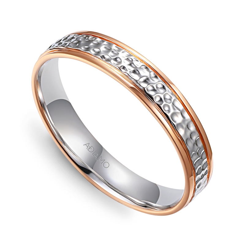 Obrączka dwukolorowe złoto, 4 mm (O-R99914 RW): 18 - zdjęcie: 1