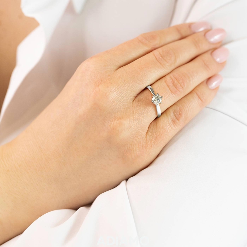 Pierścionek z diamentem (R39803 W 0,50ct): 7 - zdjęcie: 2