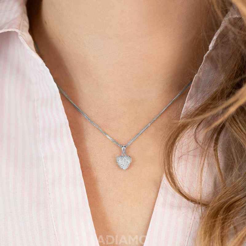 Zawieszka z diamentami (P32516 W) - zdjęcie: 2