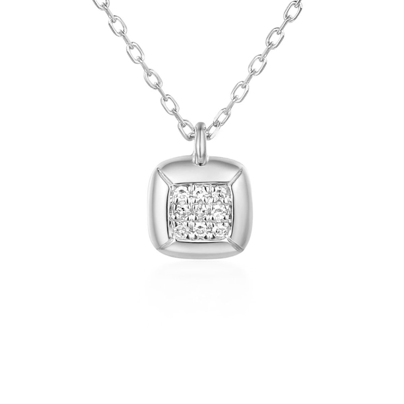 Naszyjnik z diamentami (N08922 W C) - zdjęcie: 1