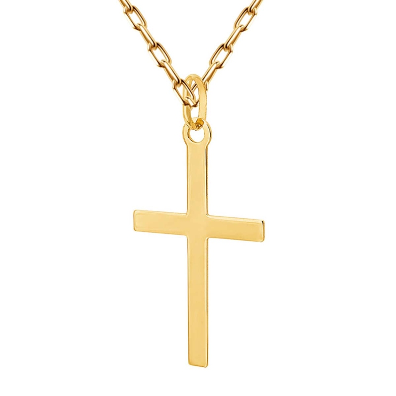 Zawieszka złota krzyżyk (P2205) - zdjęcie: 1