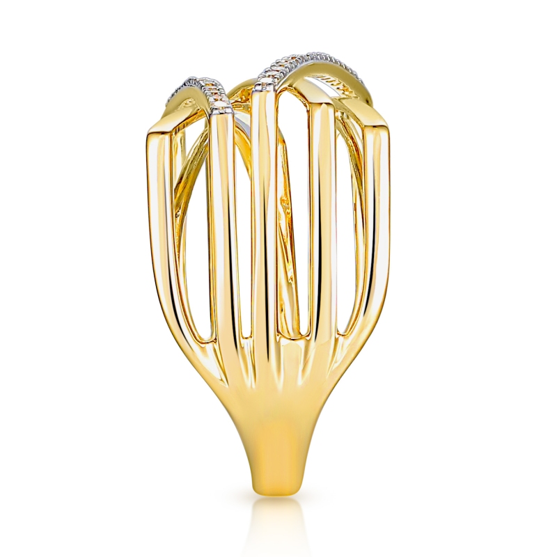 Pierścionek z diamentami (R100446 Y) : 14 - zdjęcie: 3