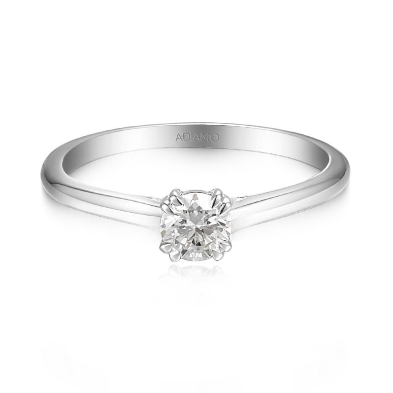 Pierścionek z diamentem laboratoryjnym (R99994 W LGD 0,53ct): 10 - zdjęcie: 2