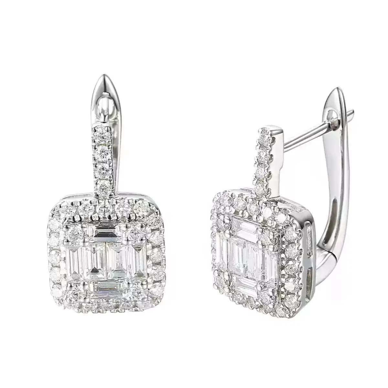 Kolczyki z diamentami (E58325 W A) - zdjęcie: 1