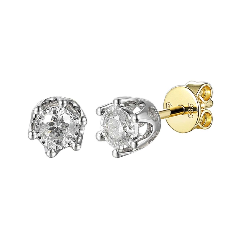 Kolczyki z diamentami (E88312 0,27ct YW S) - zdjęcie: 1